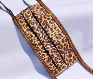 Natural Leopard Print Mask