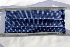 Navy Pindot Mask