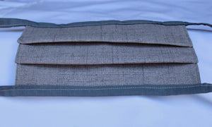 Light Gray Linen-Like Mask