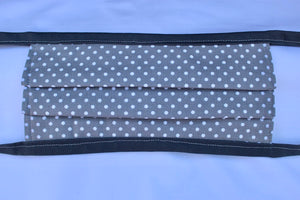 Gray Polka Dot Mask